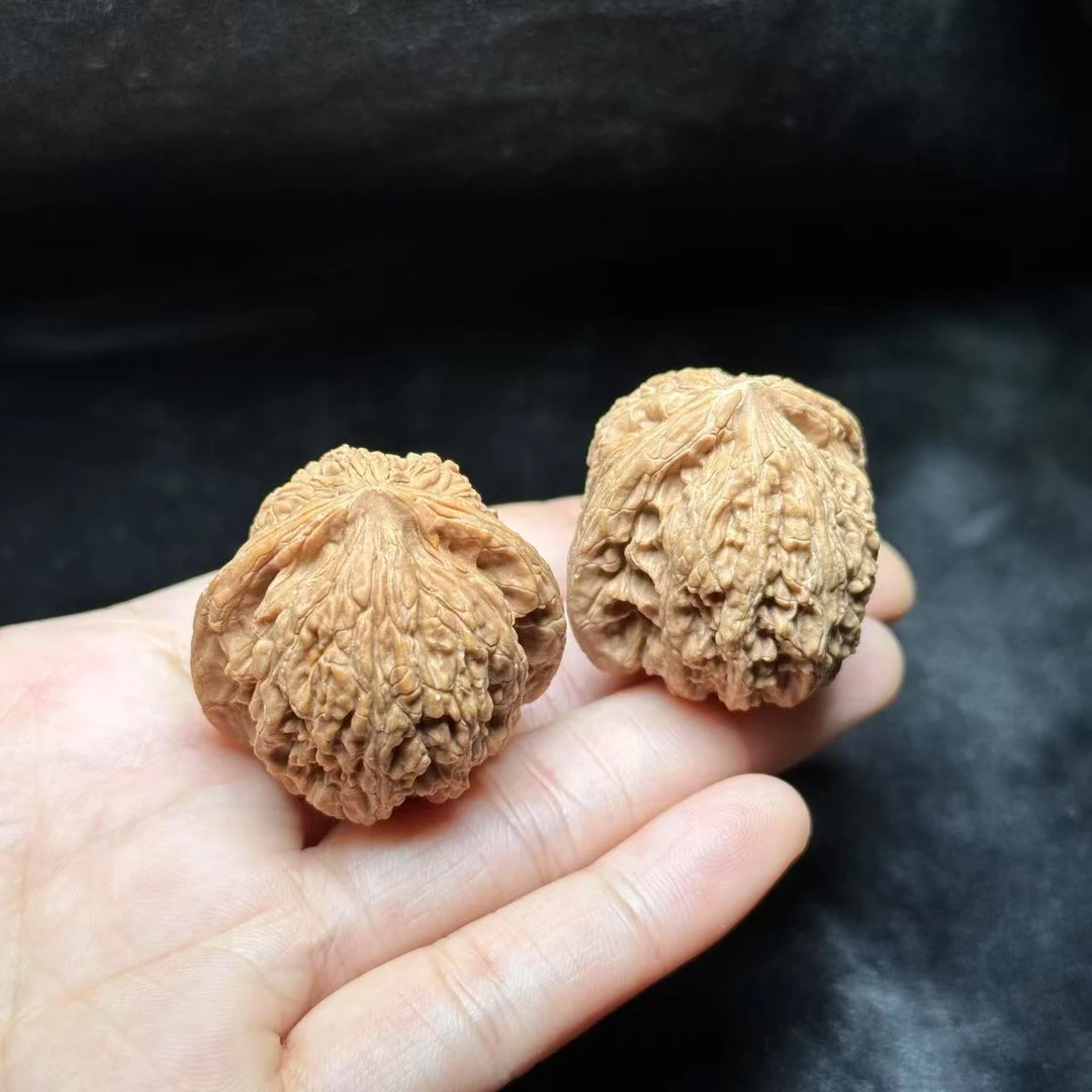 非金属木质婚庆饰品 【文玩专场】 核桃承德老树密纹（全品）33mm