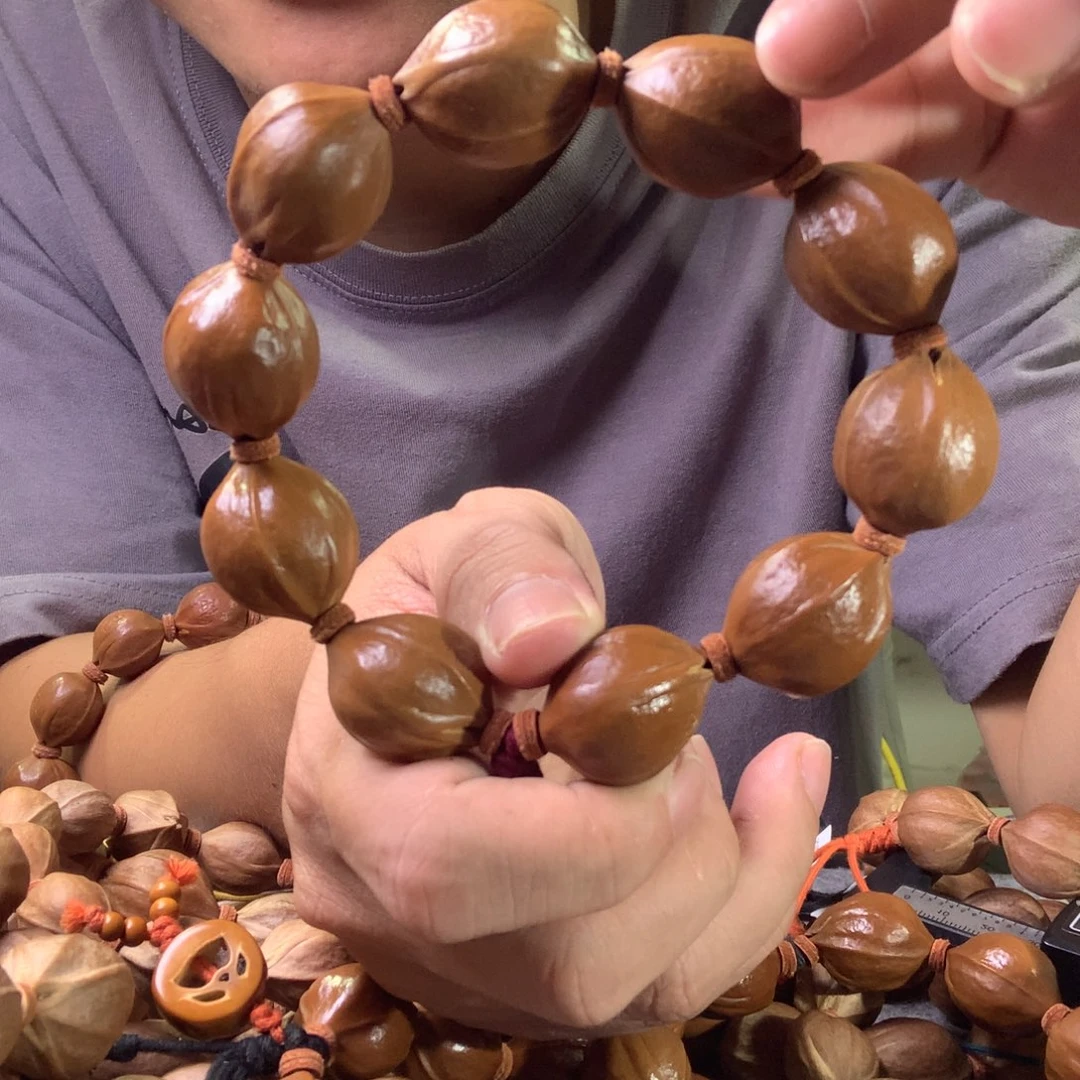 橄榄核手串/手链梅林铁核20/25哑光