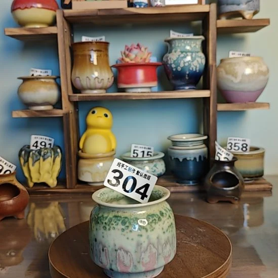 景德镇手工陶瓷盆 口7