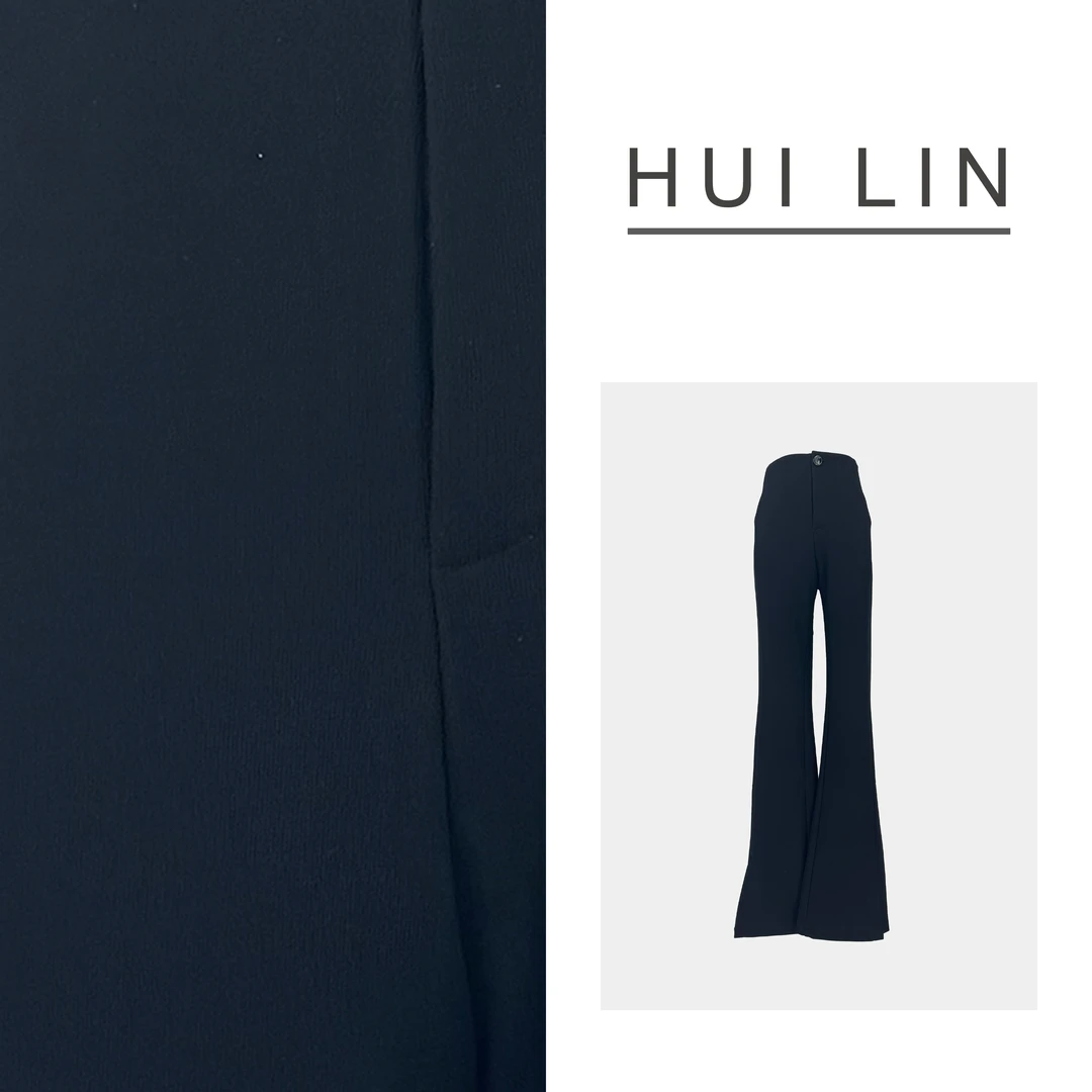 【春季新款】气质轻奢时尚优雅显瘦高腰百搭喇叭裤【25303】