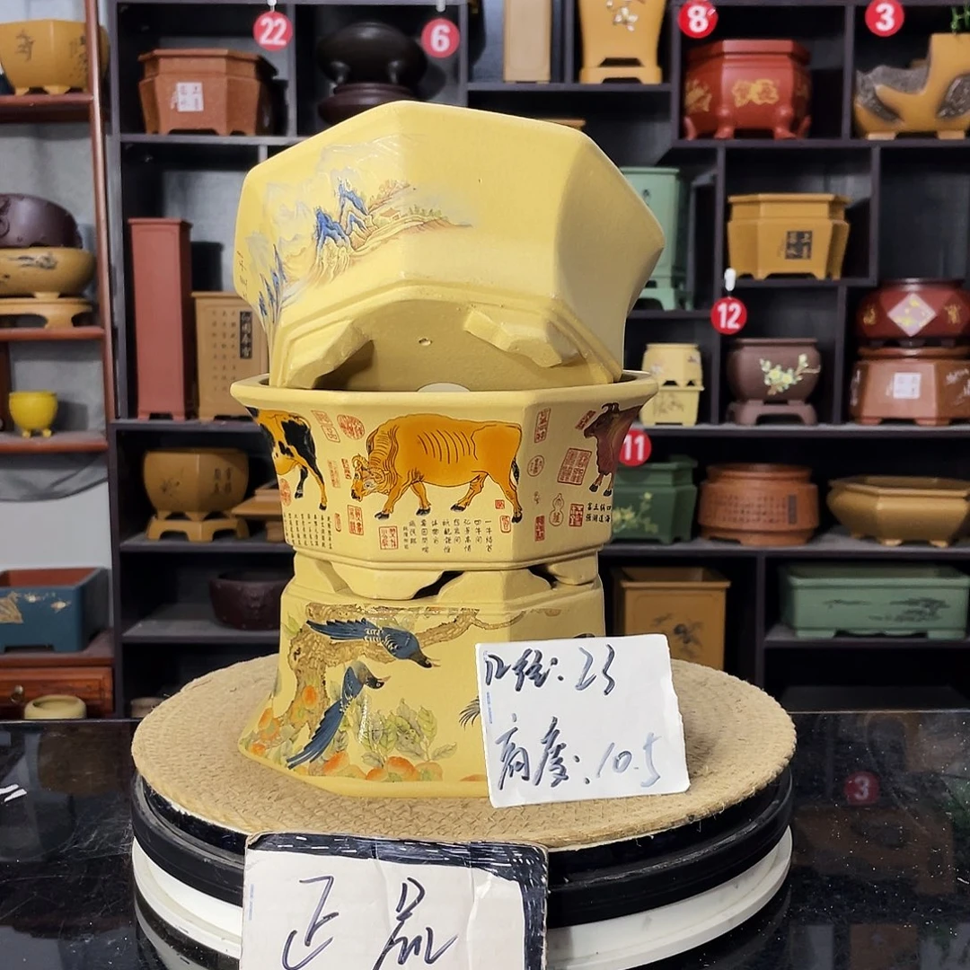 D-盆尚好紫砂花盆