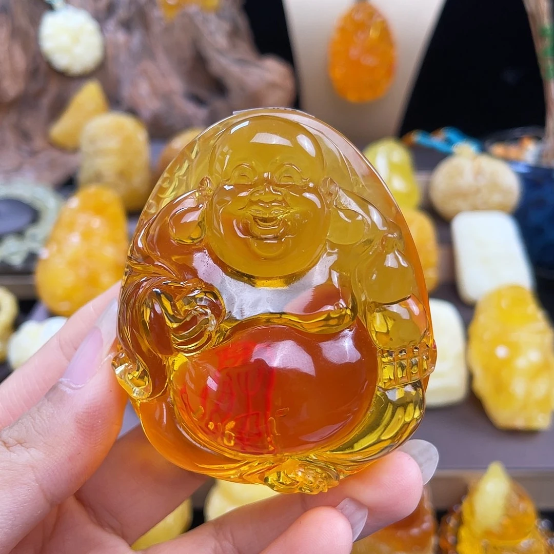 琥珀未镶嵌珠宝奇石