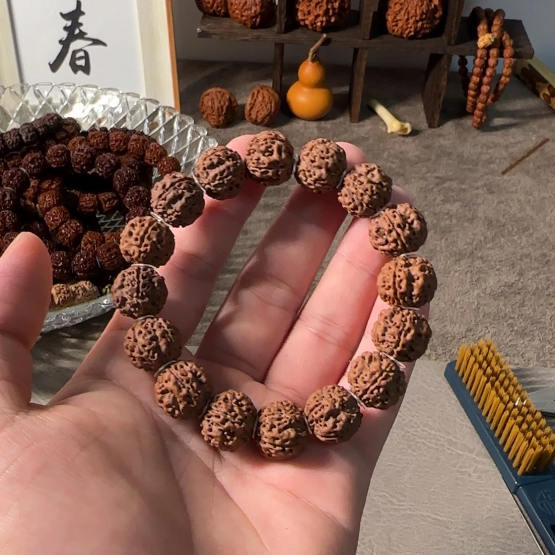 里***死金刚菩提吊坠螭龙梅花15