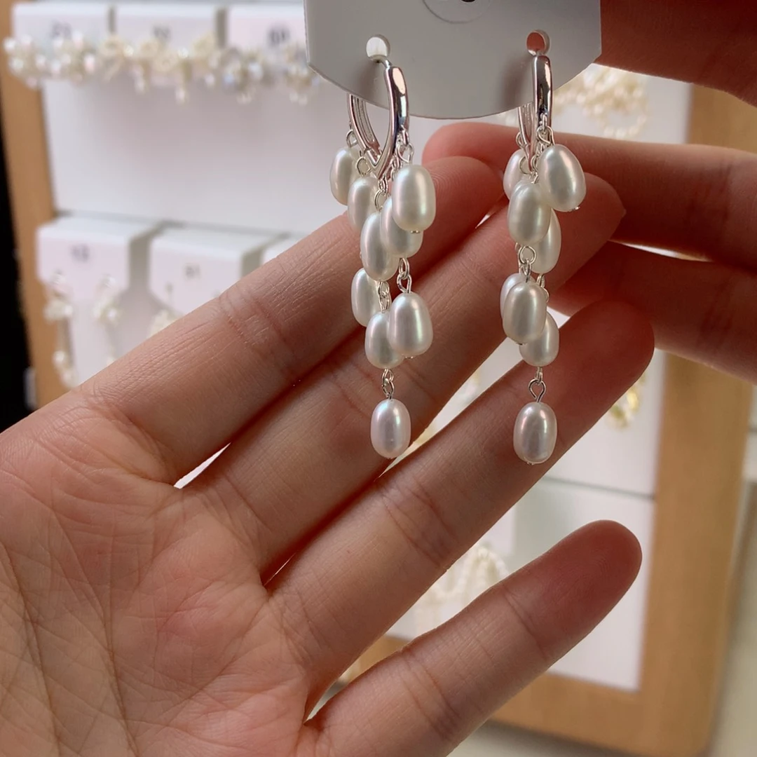 未镶嵌耳饰淡水珍珠