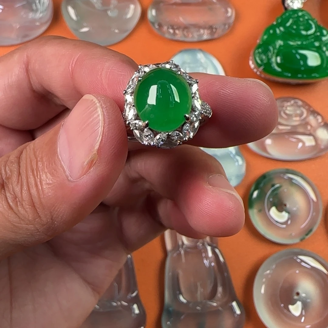 定制翡翠未镶嵌天然