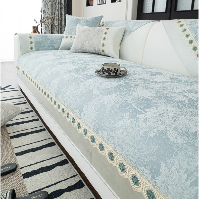 （云景）高级沙发垫2025新款防滑坐垫四季通用美式真皮沙发套罩轻奢