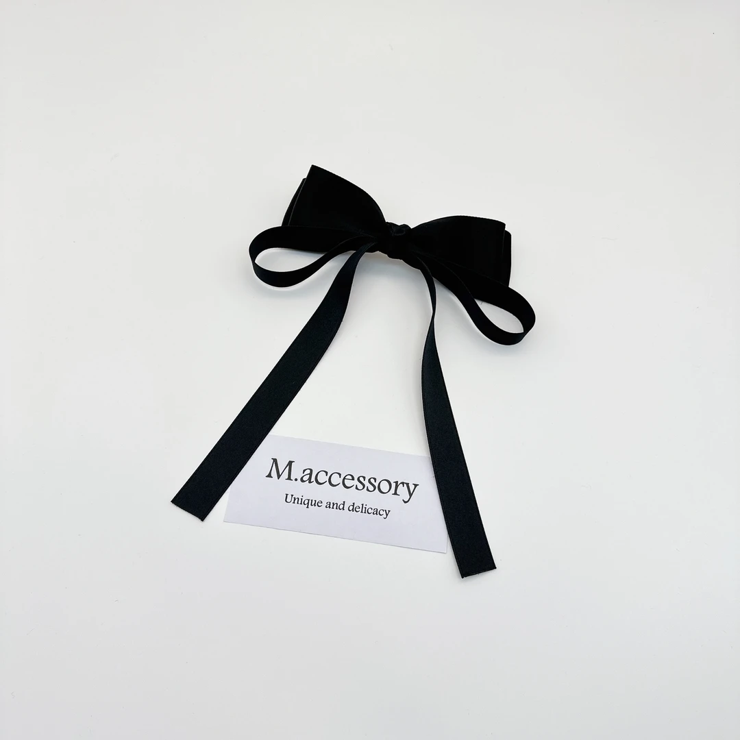 Mi33 韩版饰品 飘带蝴蝶结弹簧夹边夹 26