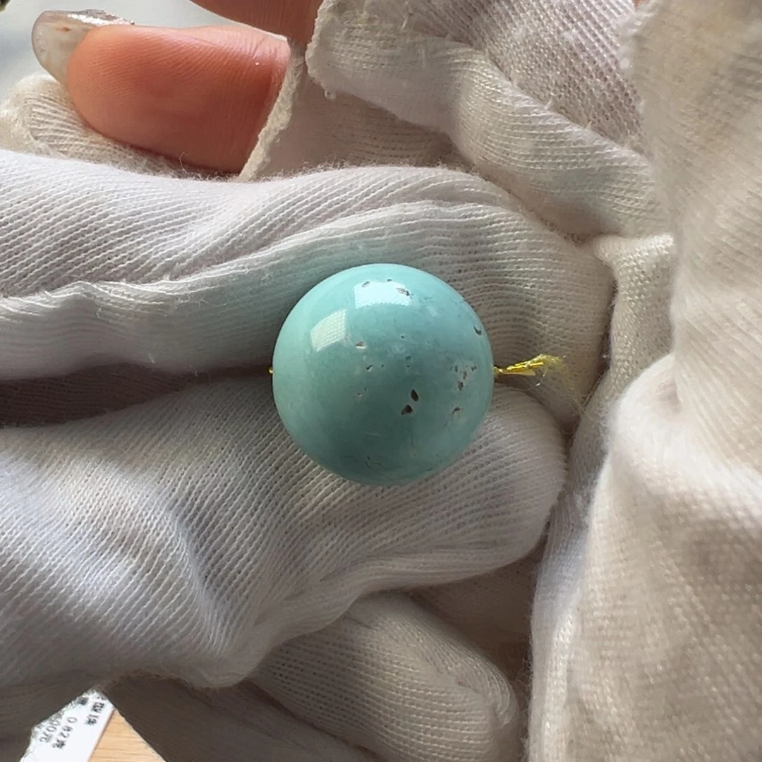 绿松石未镶嵌配饰直径17.7