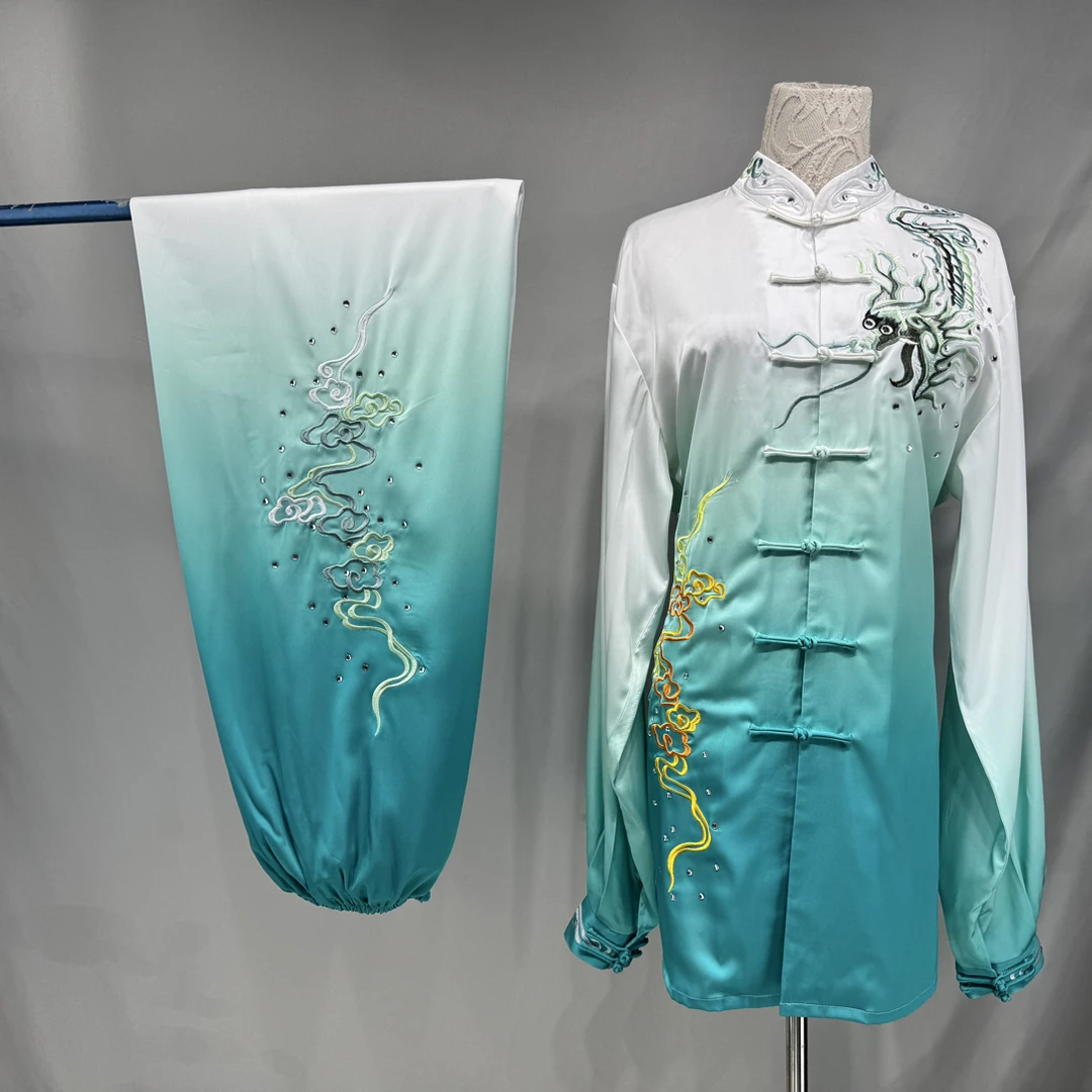 汉粹刺绣太极服 健身气功服竞赛服比赛服体考服私人量身定制