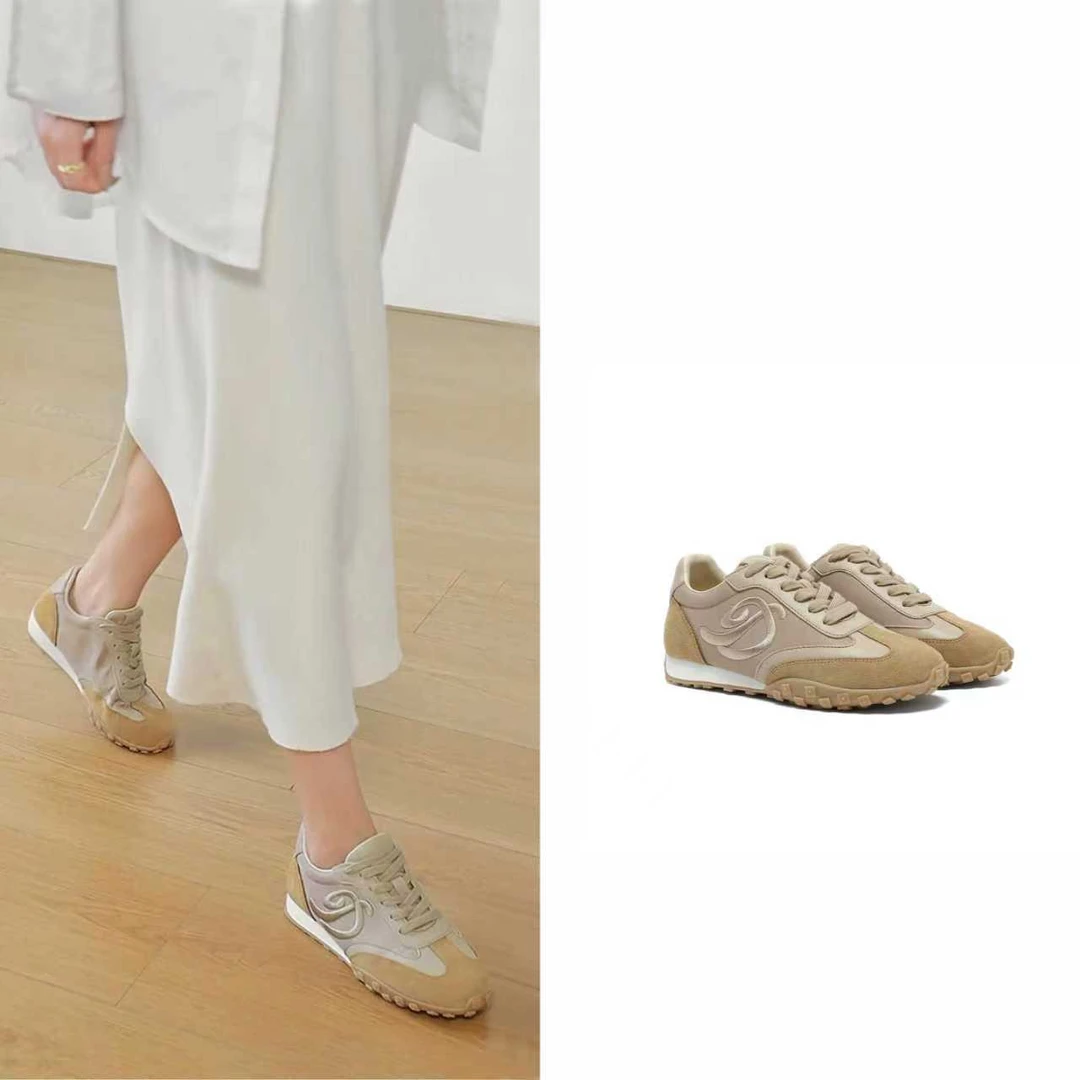 音符美学2025秋季软底软面时尚百搭女鞋2E3530212