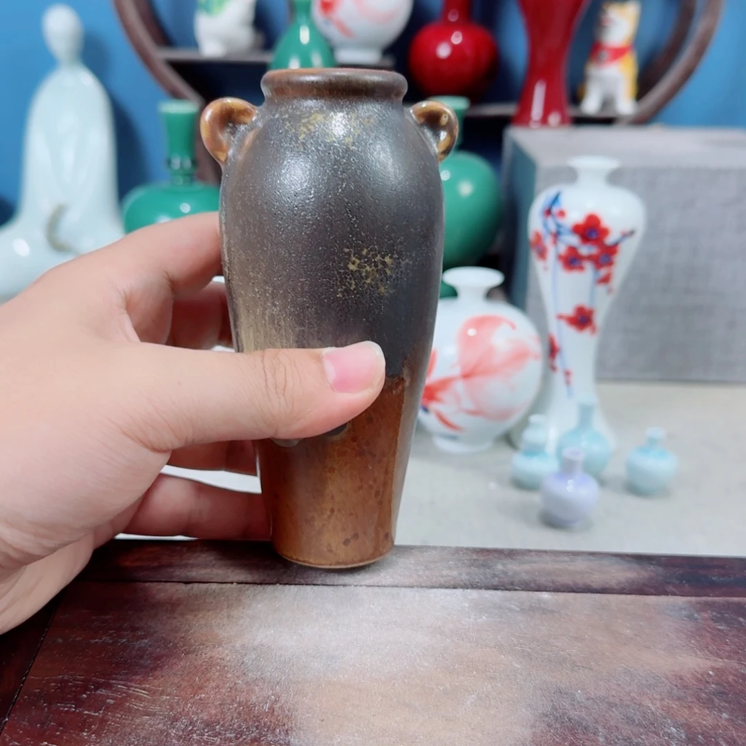 陶瓷手工小花器摆件