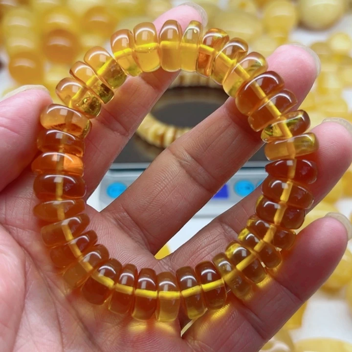 未镶嵌琥珀（矿物珀）裸石