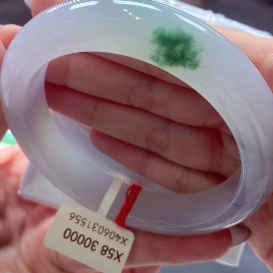 翡翠手镯未镶嵌正圈33（39号）