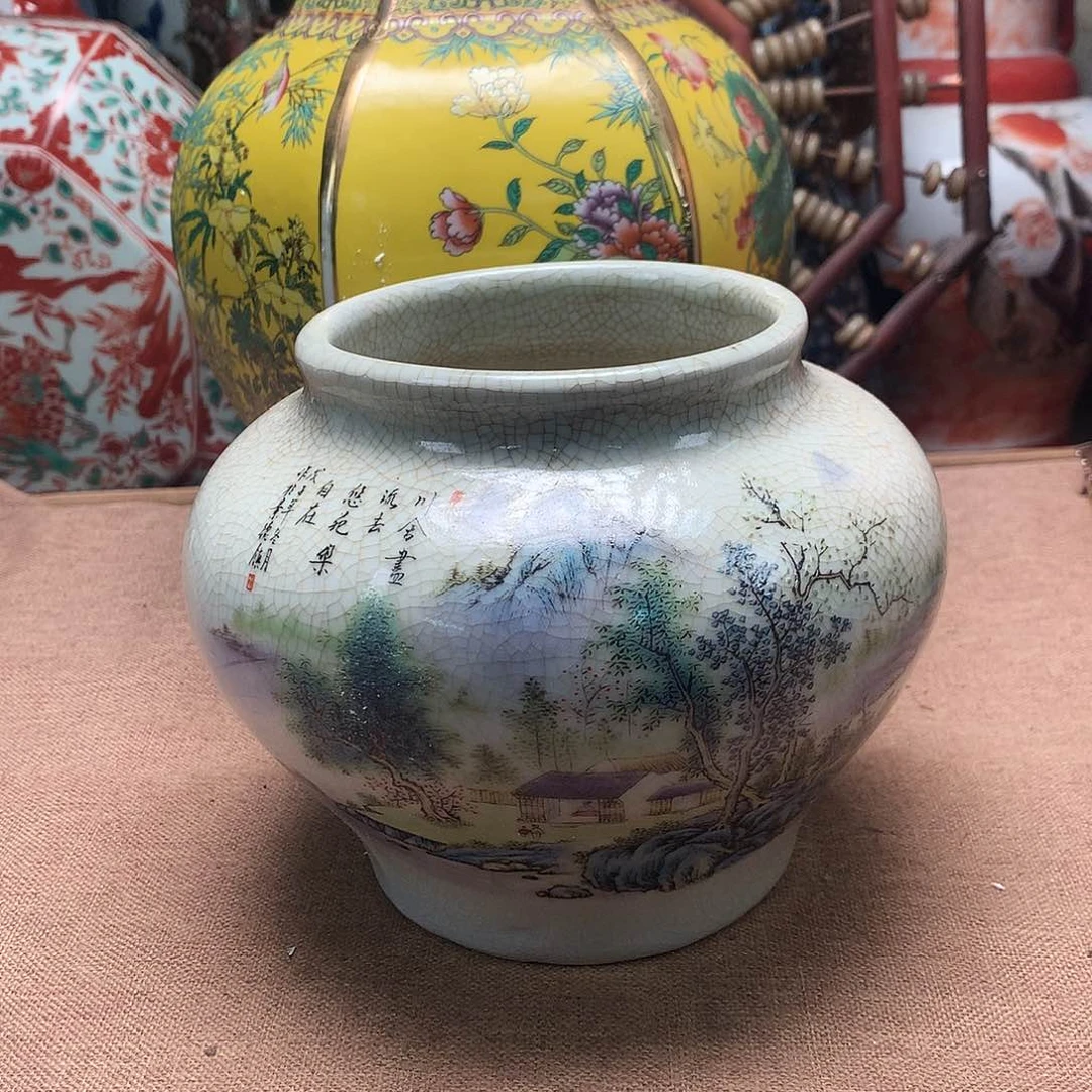 摆件景德镇瓷器花瓶