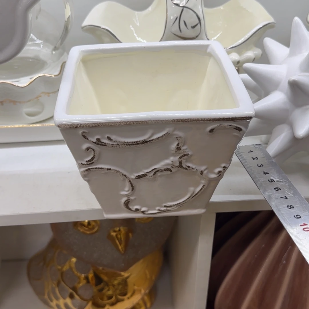 瓷片陶瓷工艺花瓶摆件