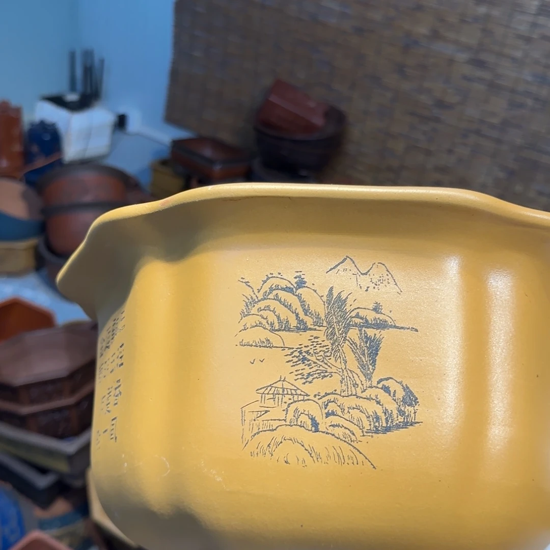 紫砂花盆口径27.15口径