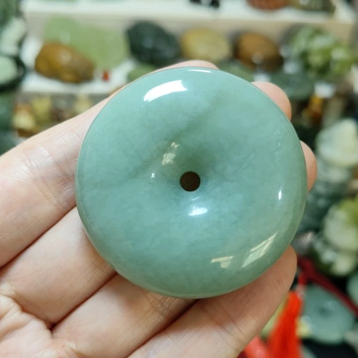 岫玉平安扣未镶嵌