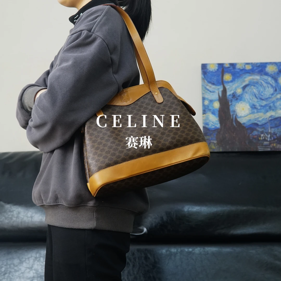 95新 Celine/思琳 老花单肩包/FYJJ02708935/8935