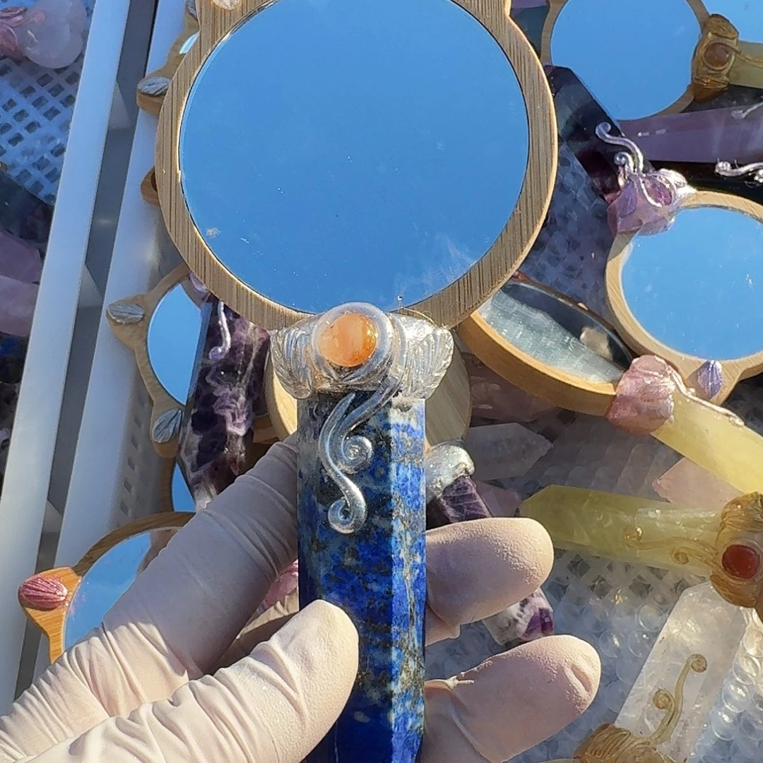 清***雅颈饰紫晶未镶嵌白