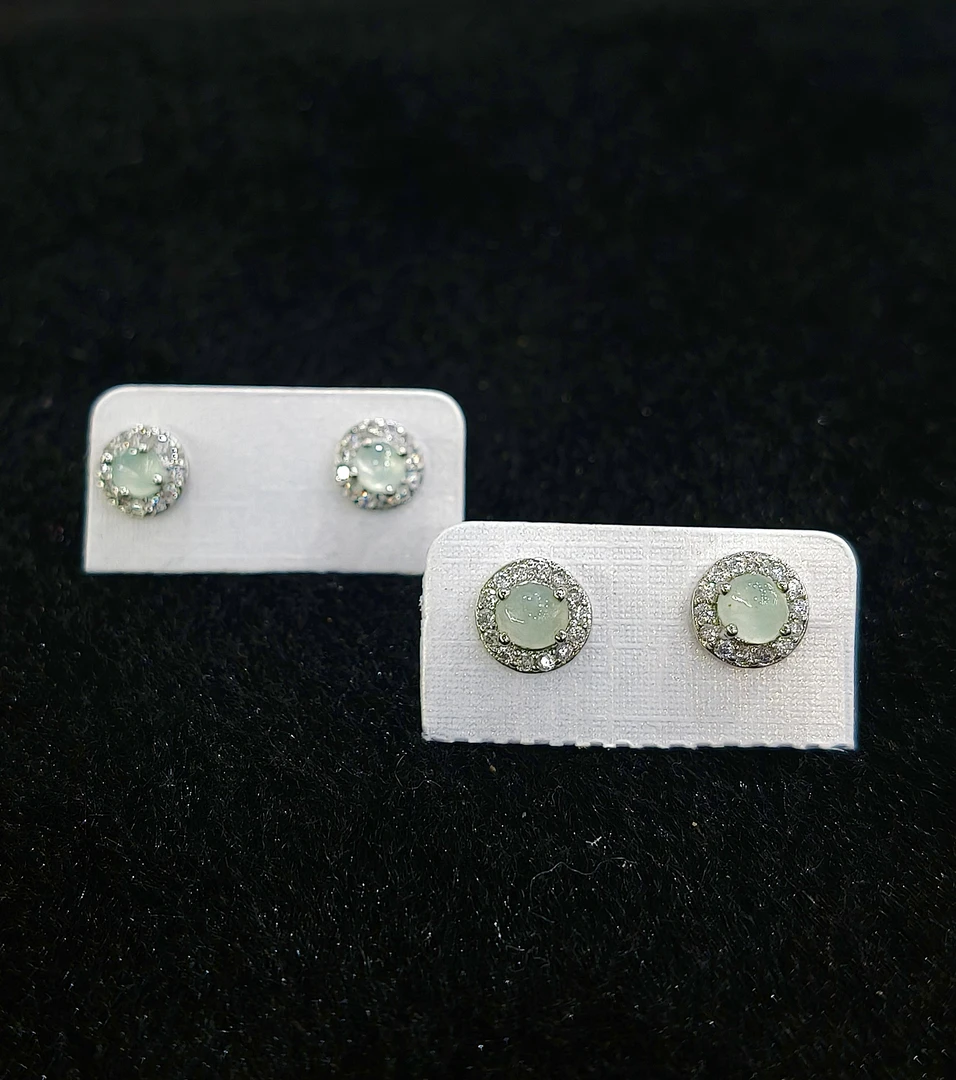 新粉福利翡翠/翡翠耳钉/630526/多样性发一/【大雷源头寻翠】