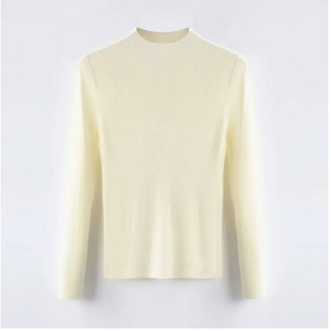 百分百羊毛精纺可机洗无缝半高领打底衫秋冬款时尚百搭sss13