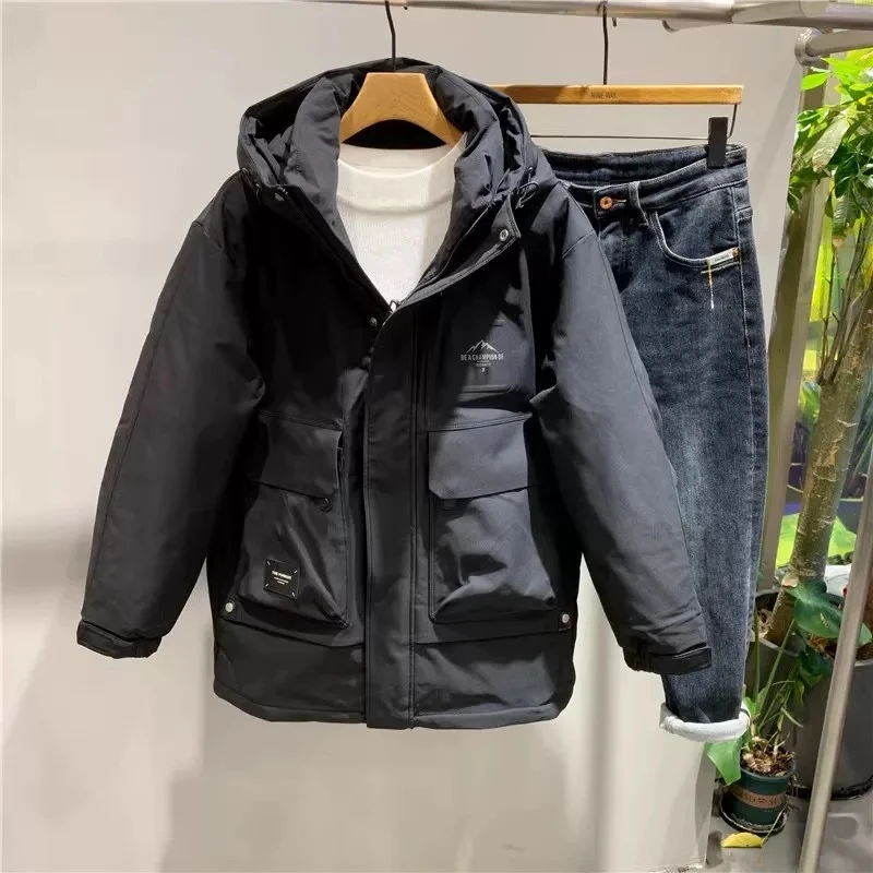 511冬季新款加厚外套保暖防寒男装休闲防风轻薄潮流百搭上衣