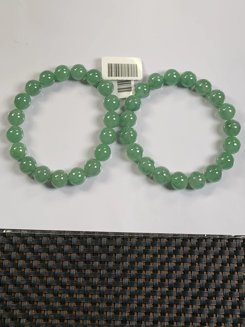 天然缅甸翡翠A货深绿手串多样性发货，发一件506