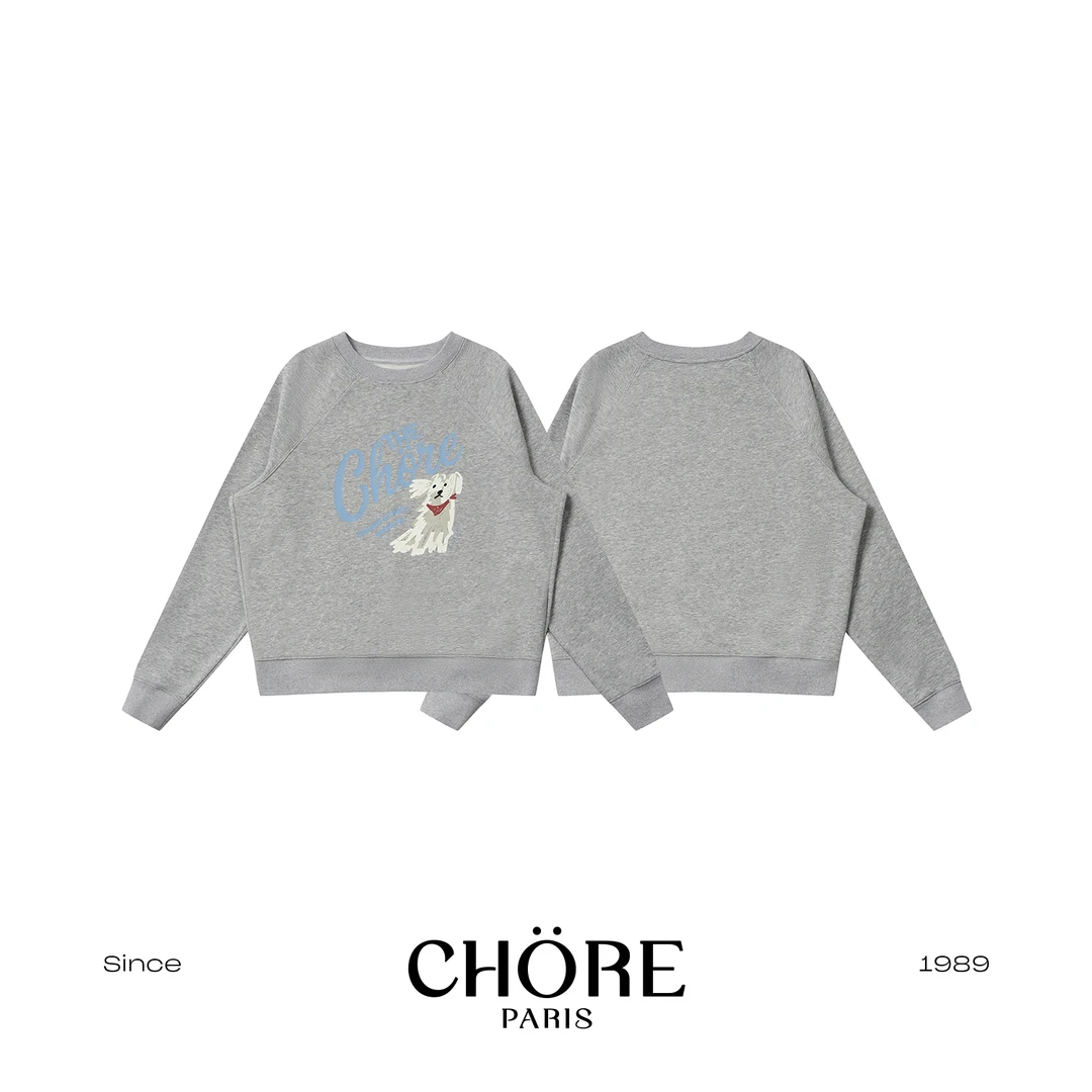 【潦草小狗卫衣】WYEL59325秋冬可爱潮牌显瘦舒适百搭卫衣