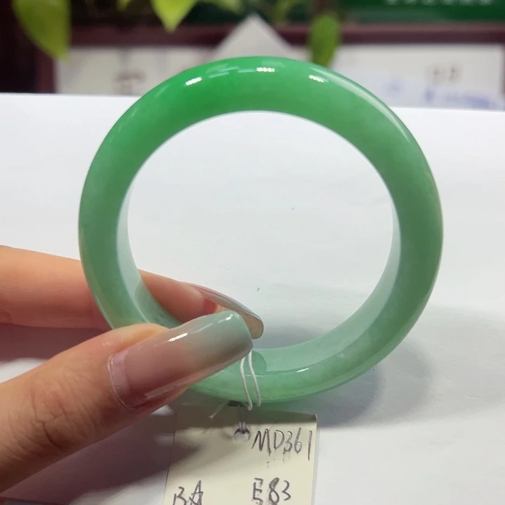 翡翠手镯未镶嵌天然缅甸翡翠A货手镯15