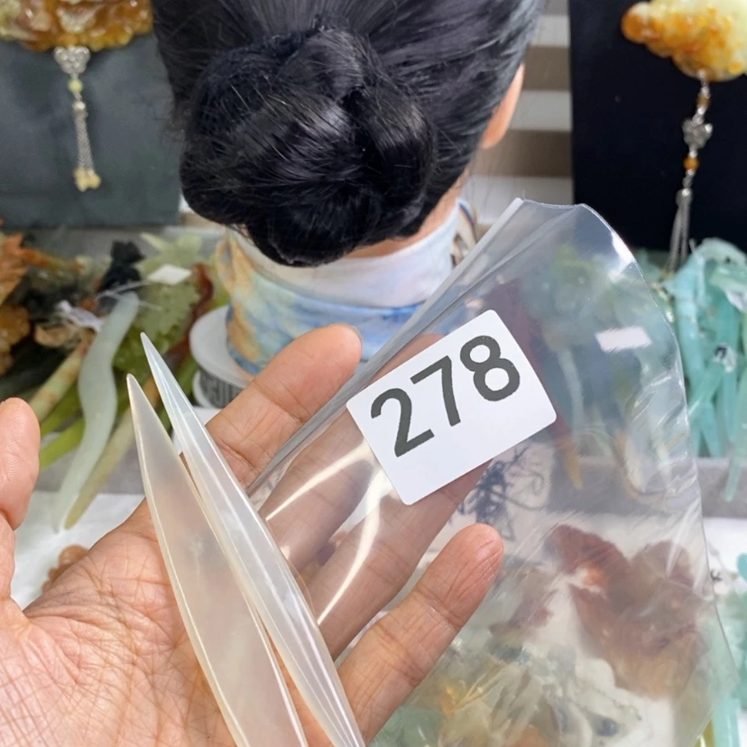 【闪购商品】岫玉发饰未镶嵌?*初