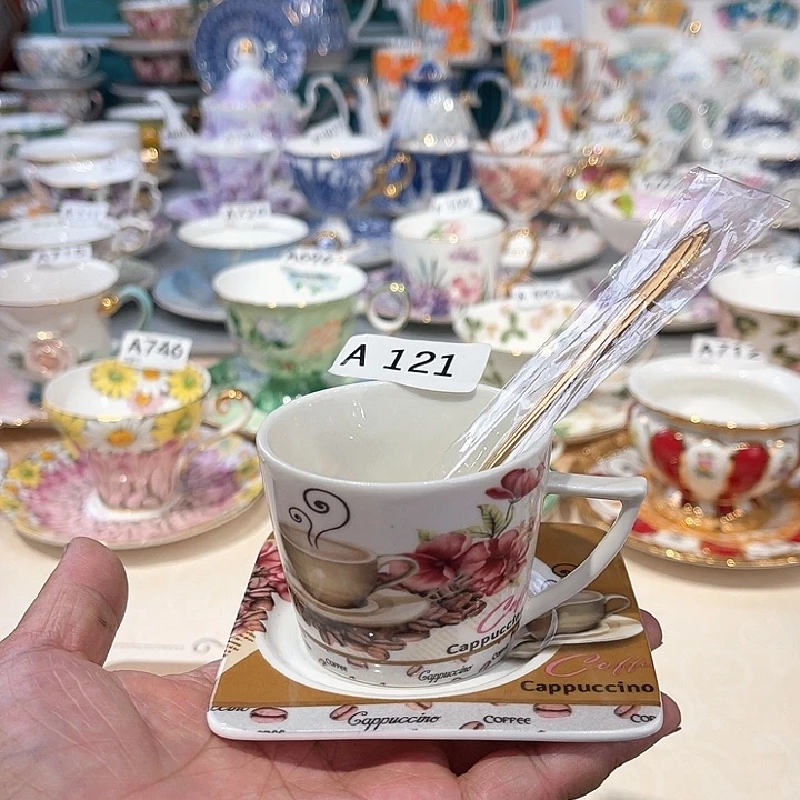 骨瓷瓷器瓷器浓缩咖啡杯80毫升
