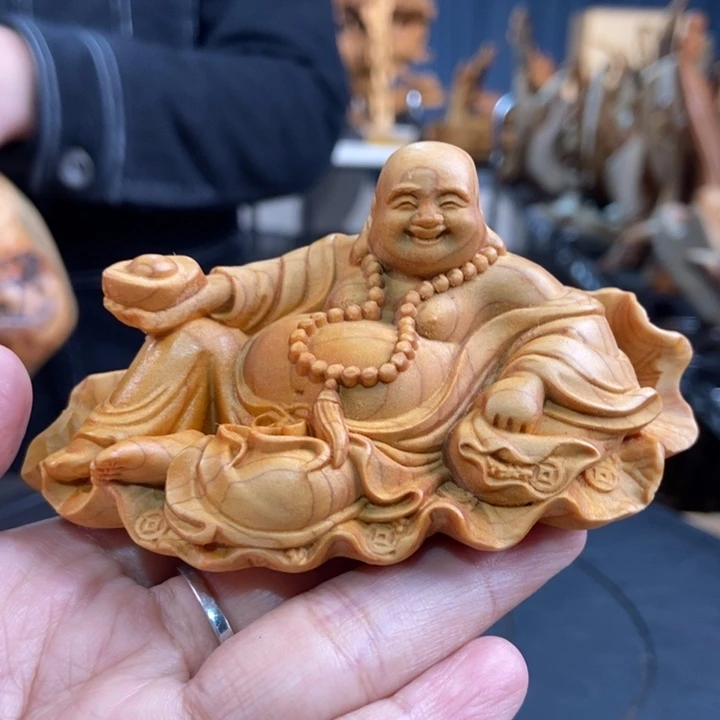 柏木（崖柏）手把件车摆