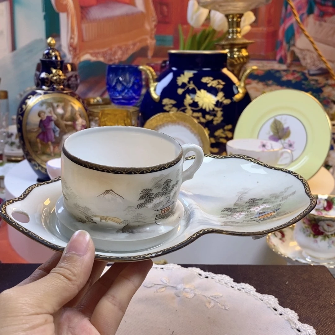 瓷片瓷器欧瓷咖啡杯水晶杯