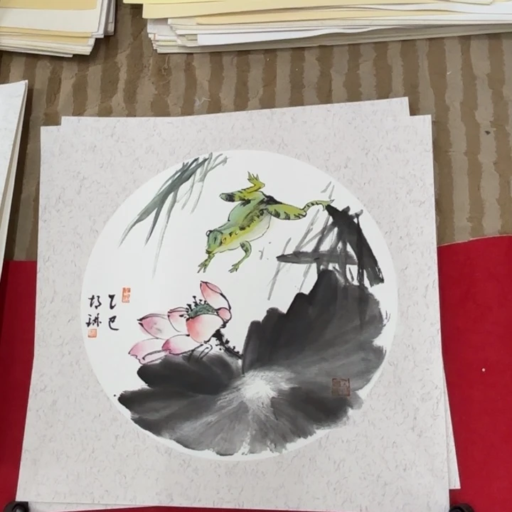 国画花鸟等多种形式