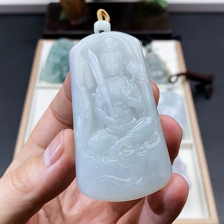 颈饰未镶嵌翡翠缅甸天然翡翠A货