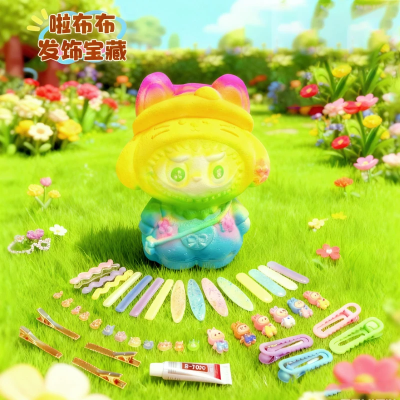 新品考古挖掘玩具啦布布发饰宝藏发卡挖宝石盲盒儿童玩具亲子互动