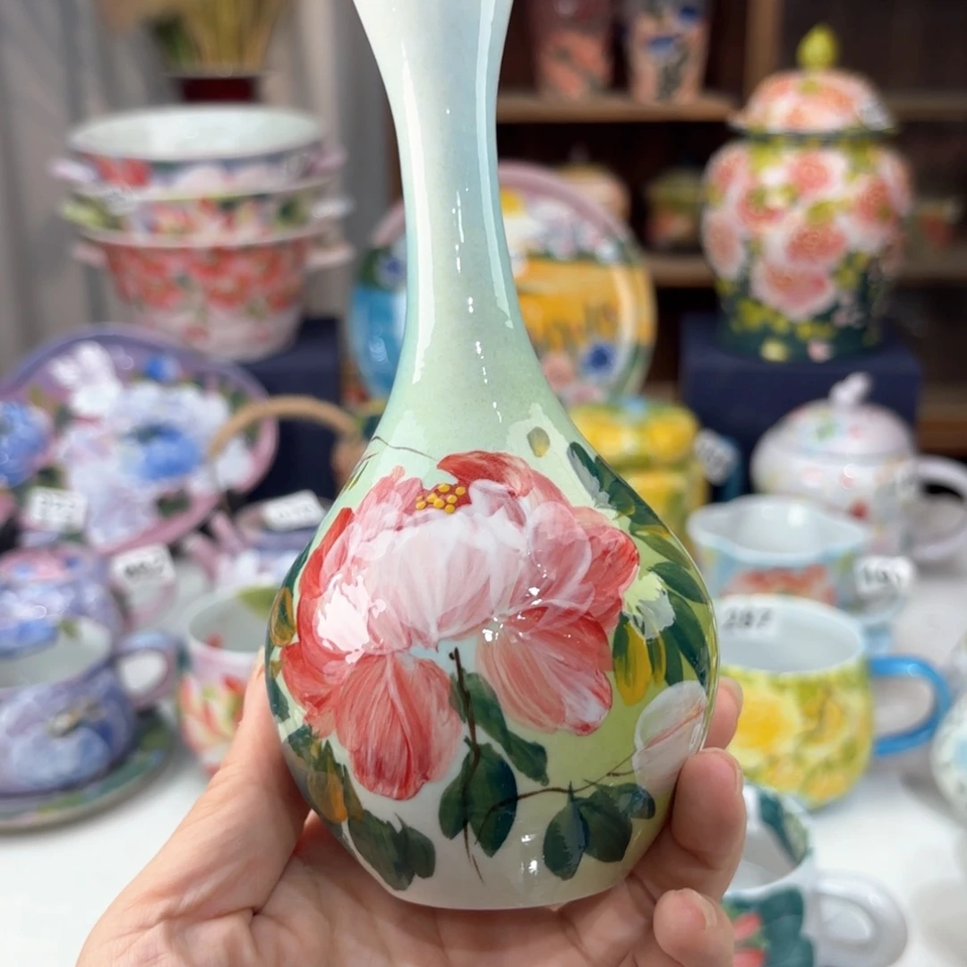 景德镇手绘高温釉下彩陶瓷茶具