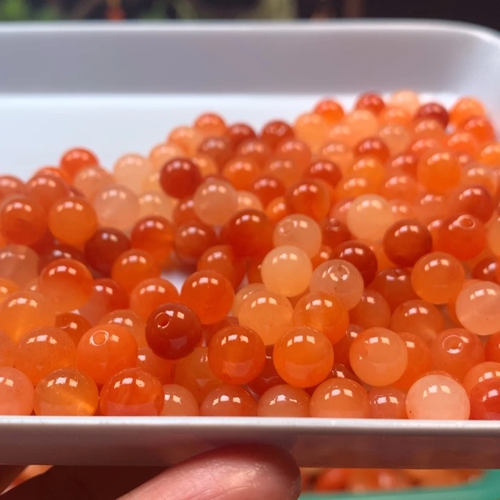 无***语石英质玉未镶嵌颈饰精品100粒
