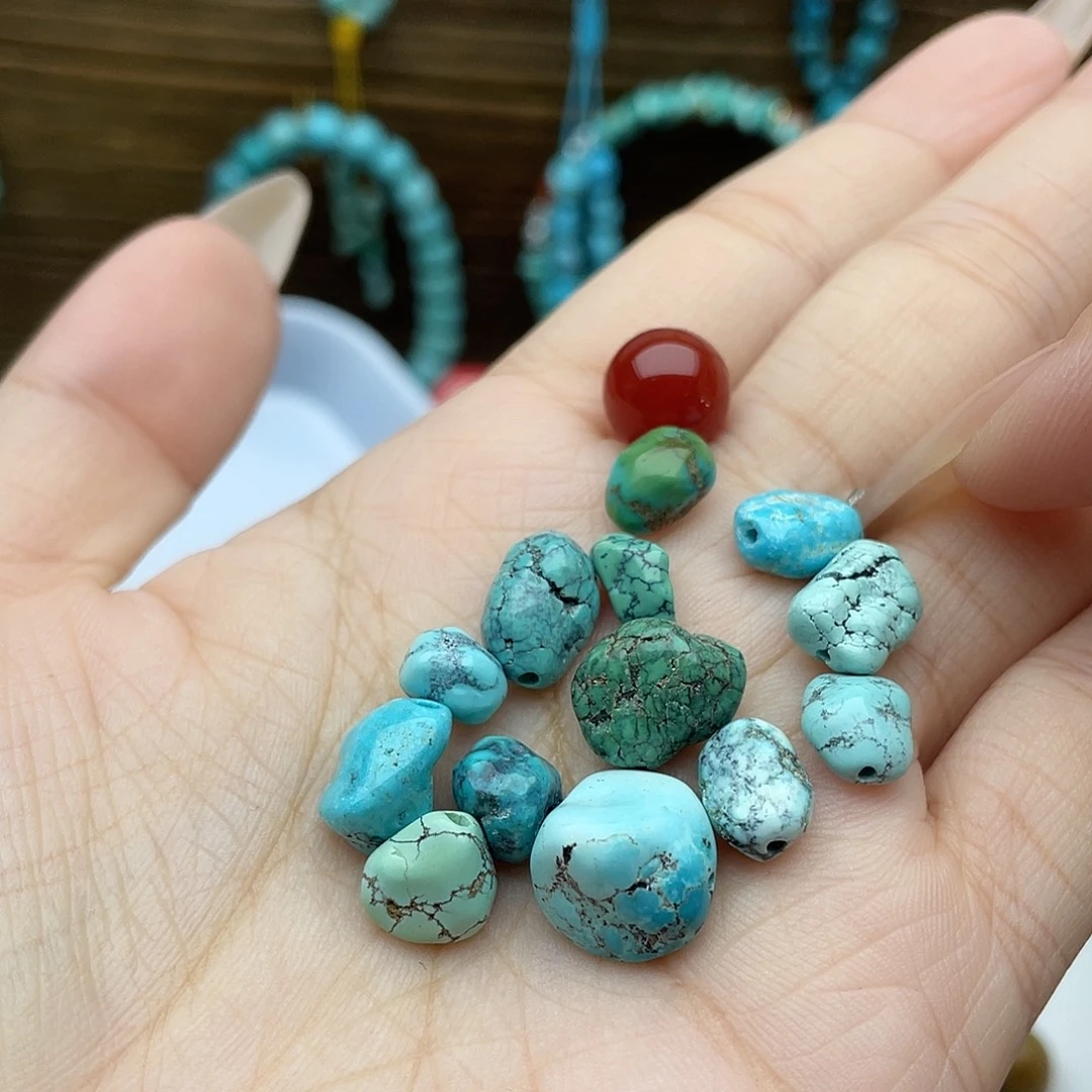 南红玛瑙未镶嵌随行豆豆