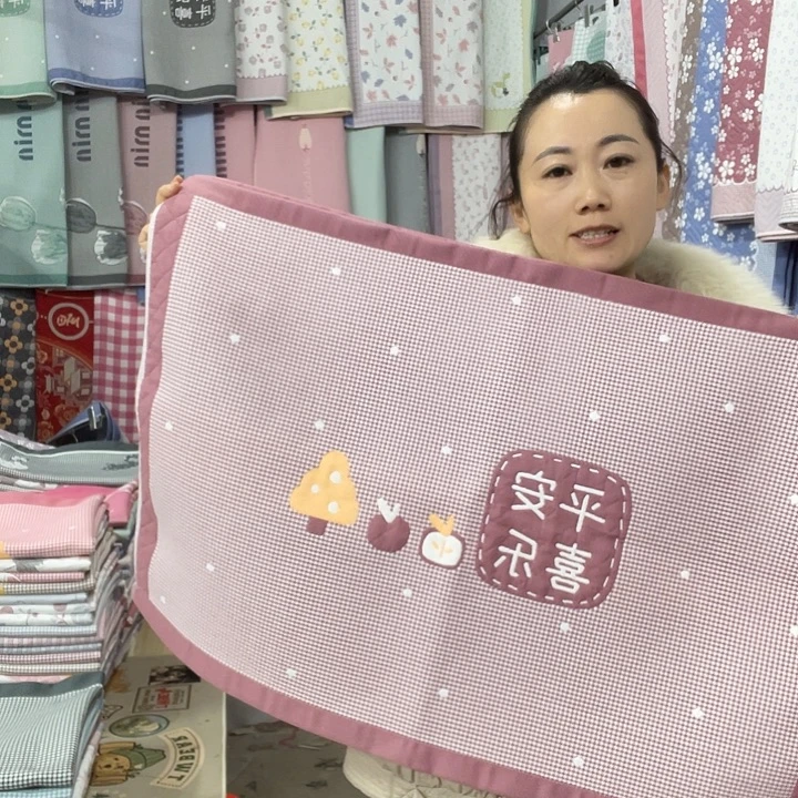 棉特价促销酒红色平安喜乐