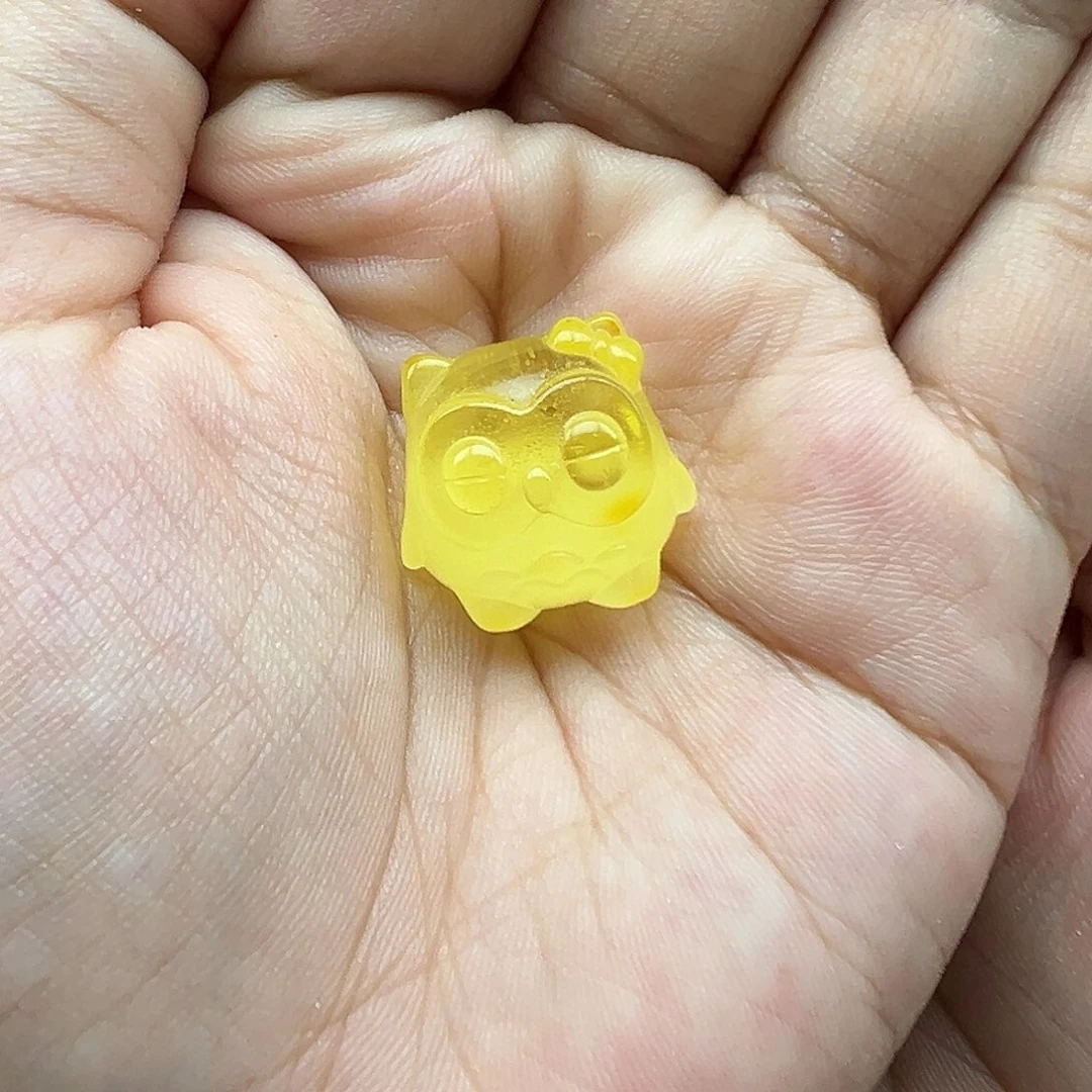 琥珀未镶嵌珠宝奇石打孔不退换