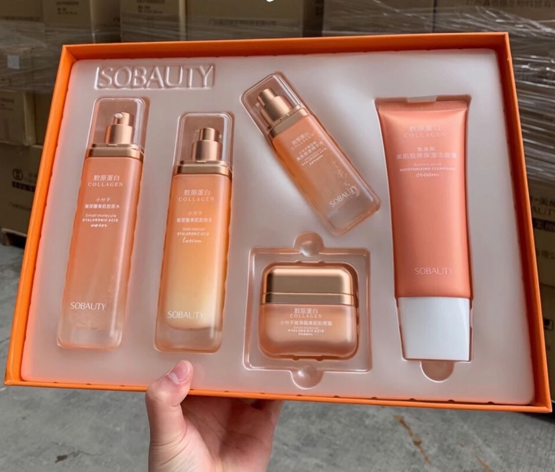 享·美丽小分子玻尿酸美肌胶原紧致补水套装五件套