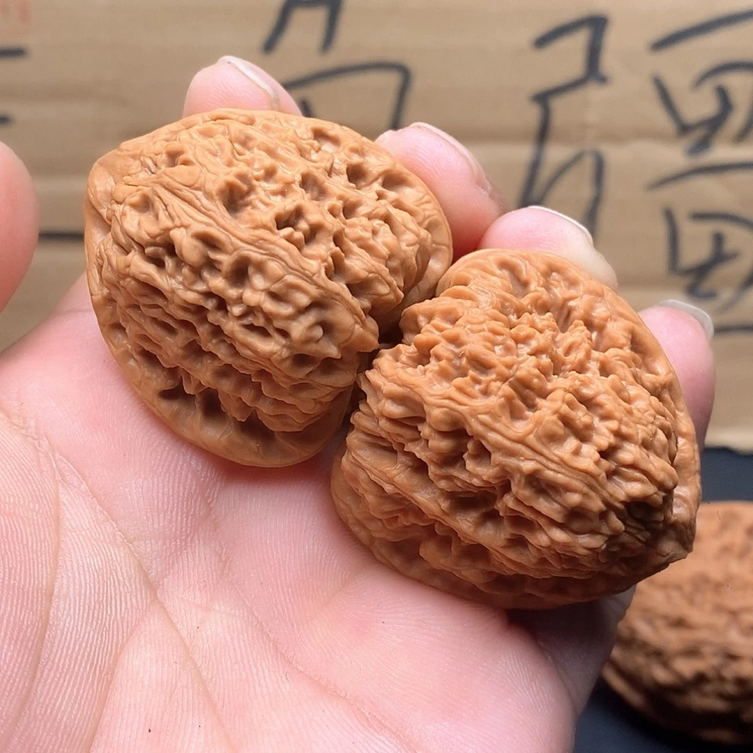 烟***7文玩核桃把件三角疆……