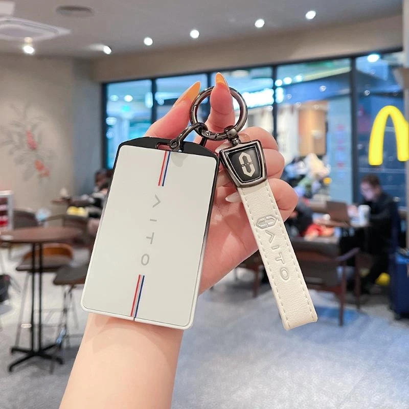 适用华为AITO问界M5M7M8M9钥匙套汽车卡片智能遥控包保护壳配件扣