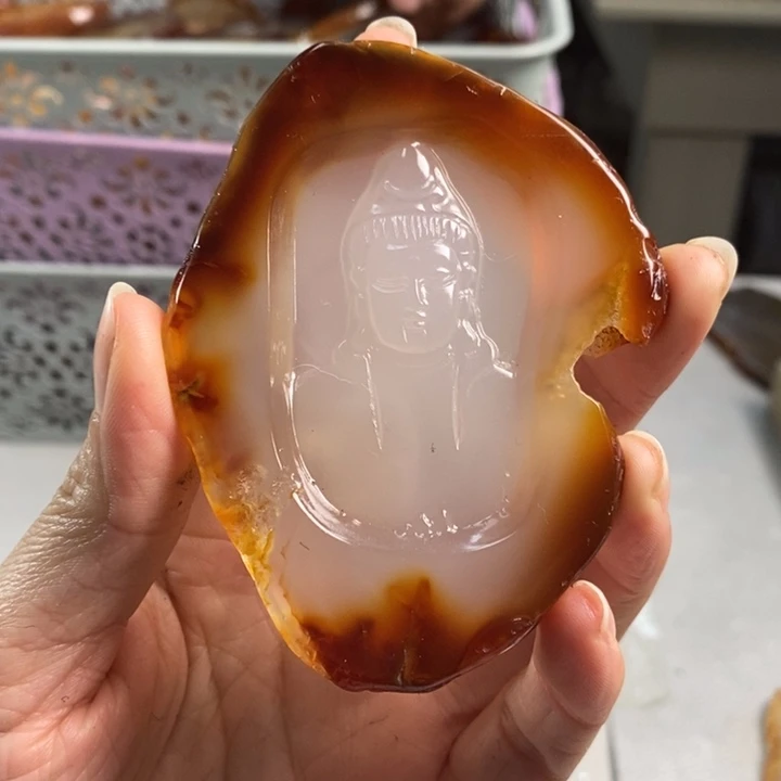 玛瑙/玉髓吊坠(不含链)未镶嵌