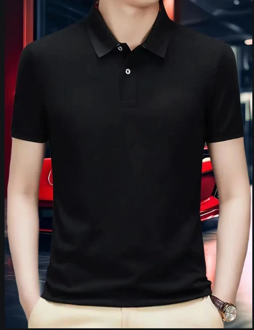 FWJW精品时尚舒适冰丝POLO衫