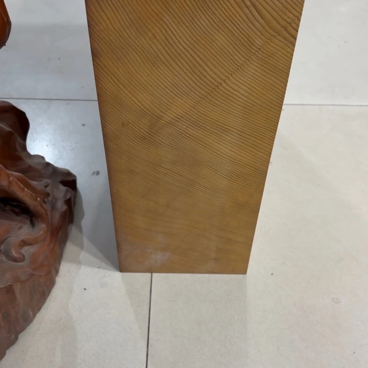 著***玲香榧木般若中古美术工艺品