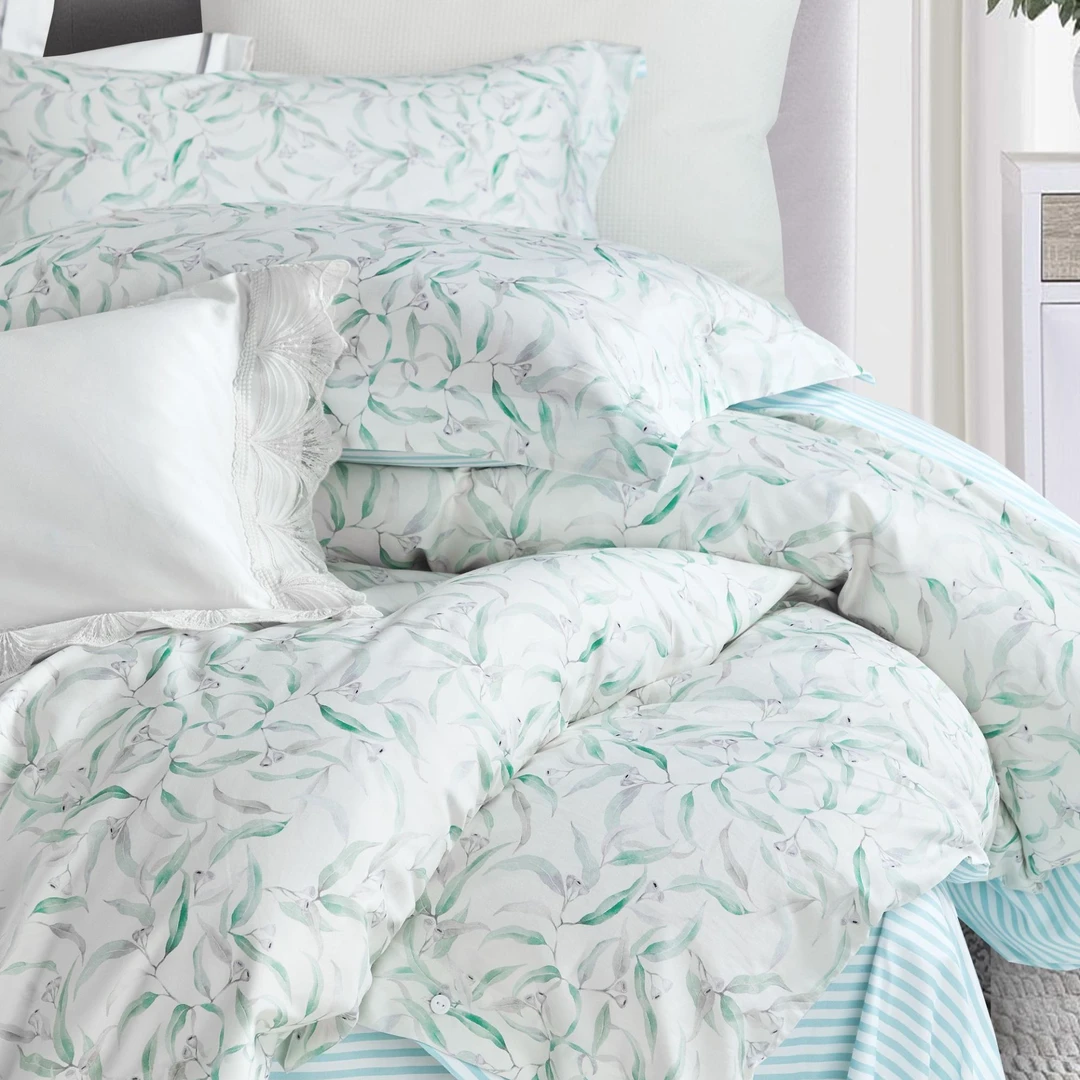 【花戒指】精选！夏尔小镇纯棉印花枕套-似水流年