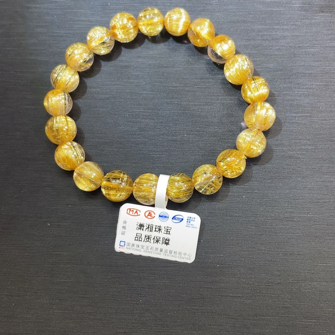 水晶手链未镶嵌?****.猫眼金钛晶