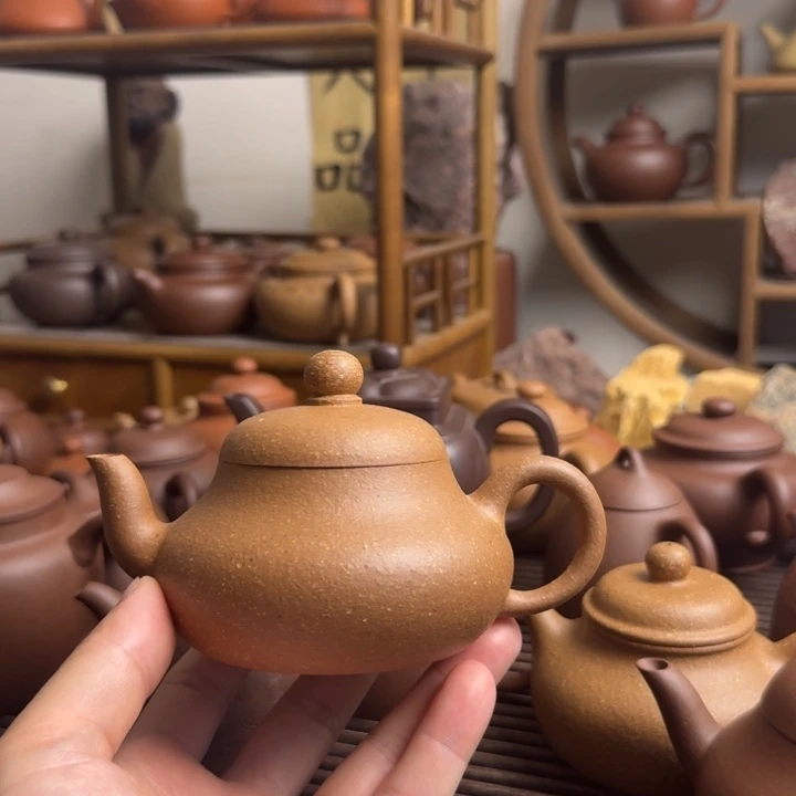 茶壶紫砂君德200cc台西梨皮老段